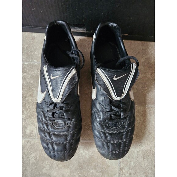 Nike Tiempo legend III 3 FG soccer Cleats boots black white gold 11 368180-017 main image 8